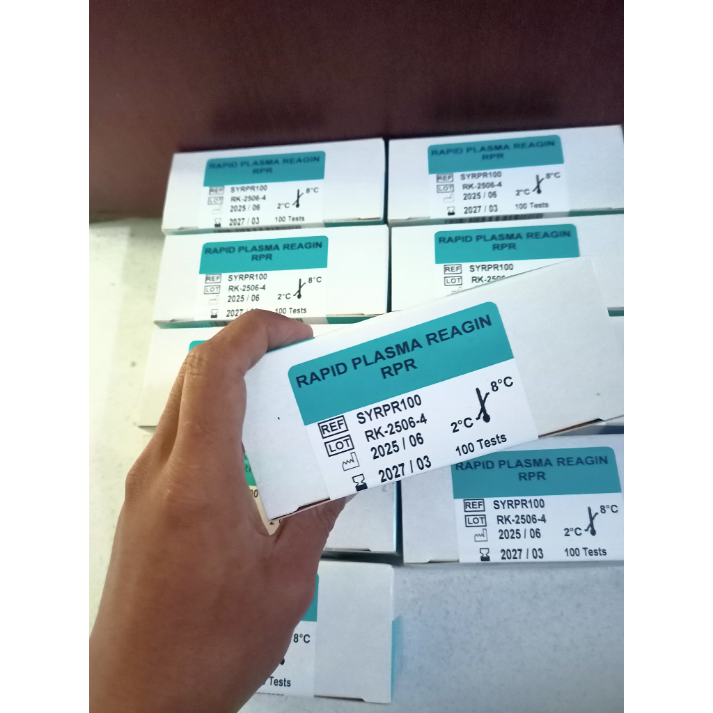 FORTRESS RPR 100T Carbon Kit - Rapid Plasma Reagin isi 100 test ED 03/2027