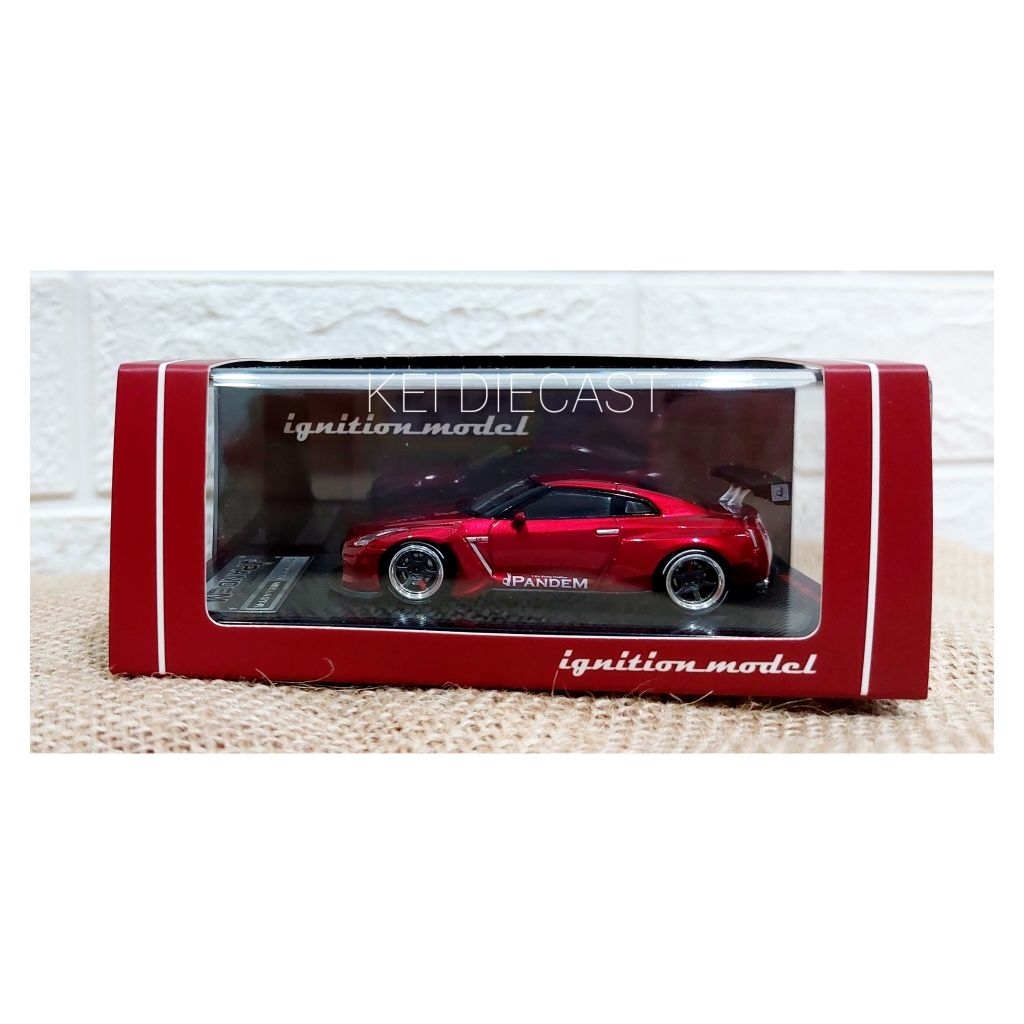 Tarmac Ignition Model Pandem Nissan Skyline GTR - R35 Red Metalic
