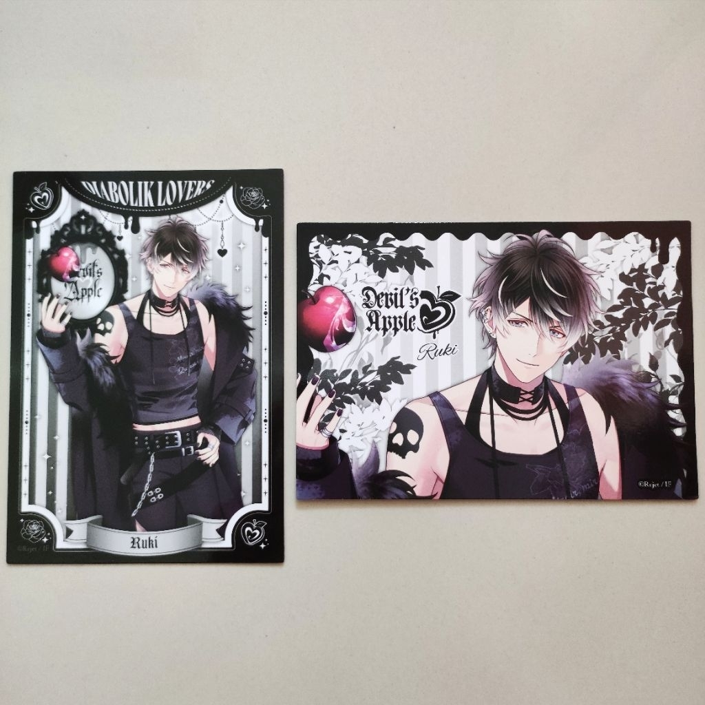

Official Merch Diabolik Lovers Ruki Mukami Bromida Set 2pcs Devil's Apple Kuji Prize