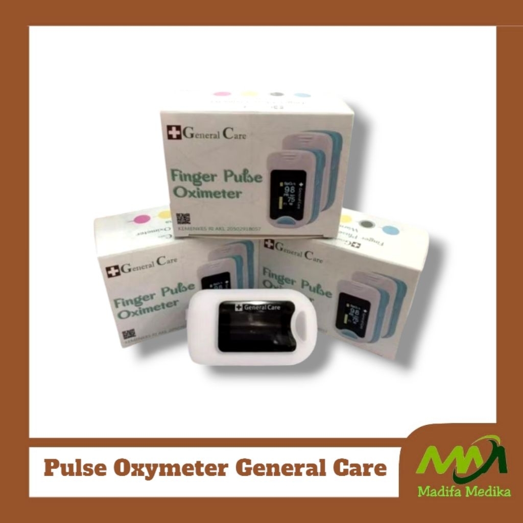 Finger Pulse Oximeter General Care PI Silikon  Oximeter GC SpO2