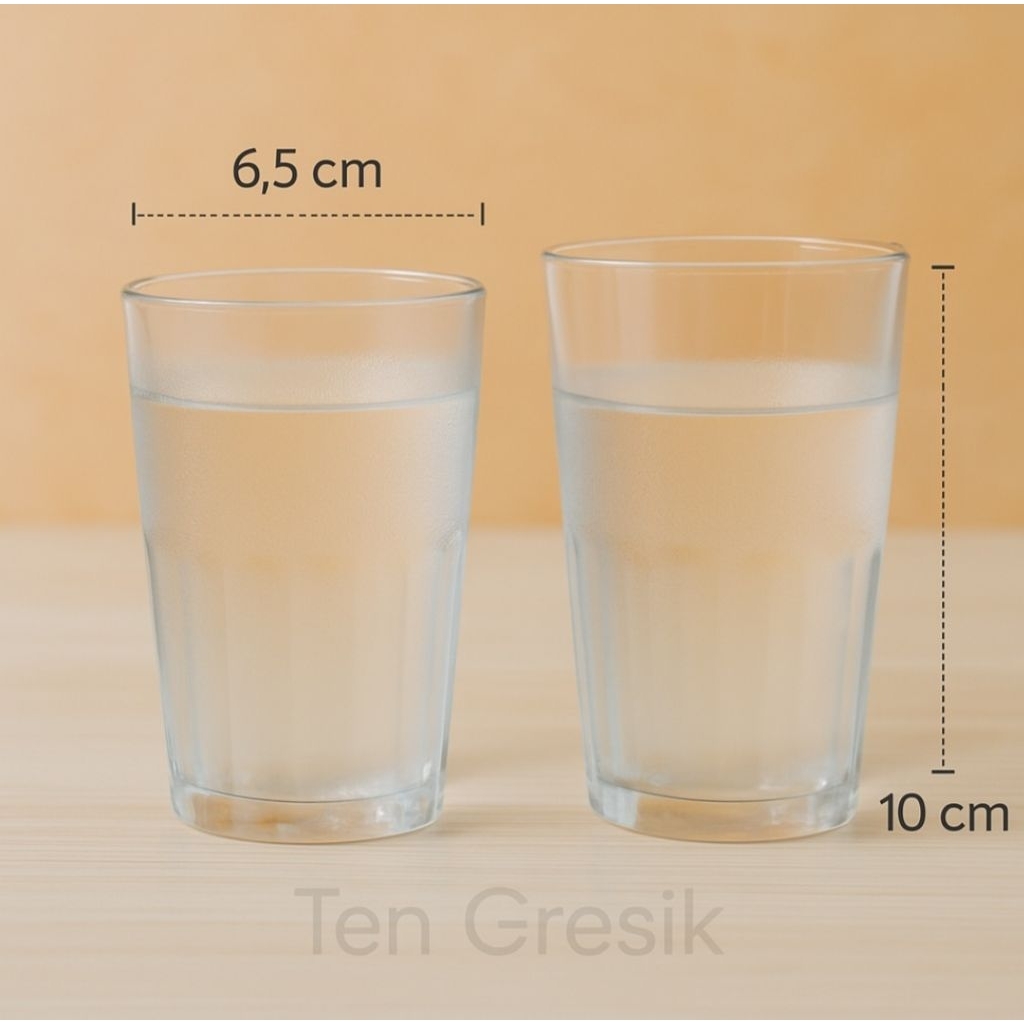 Gelas Kaca Kedaung Tipe Hs-9/ Gelas Kopi/ Gelas Kopi Warung Tanggung