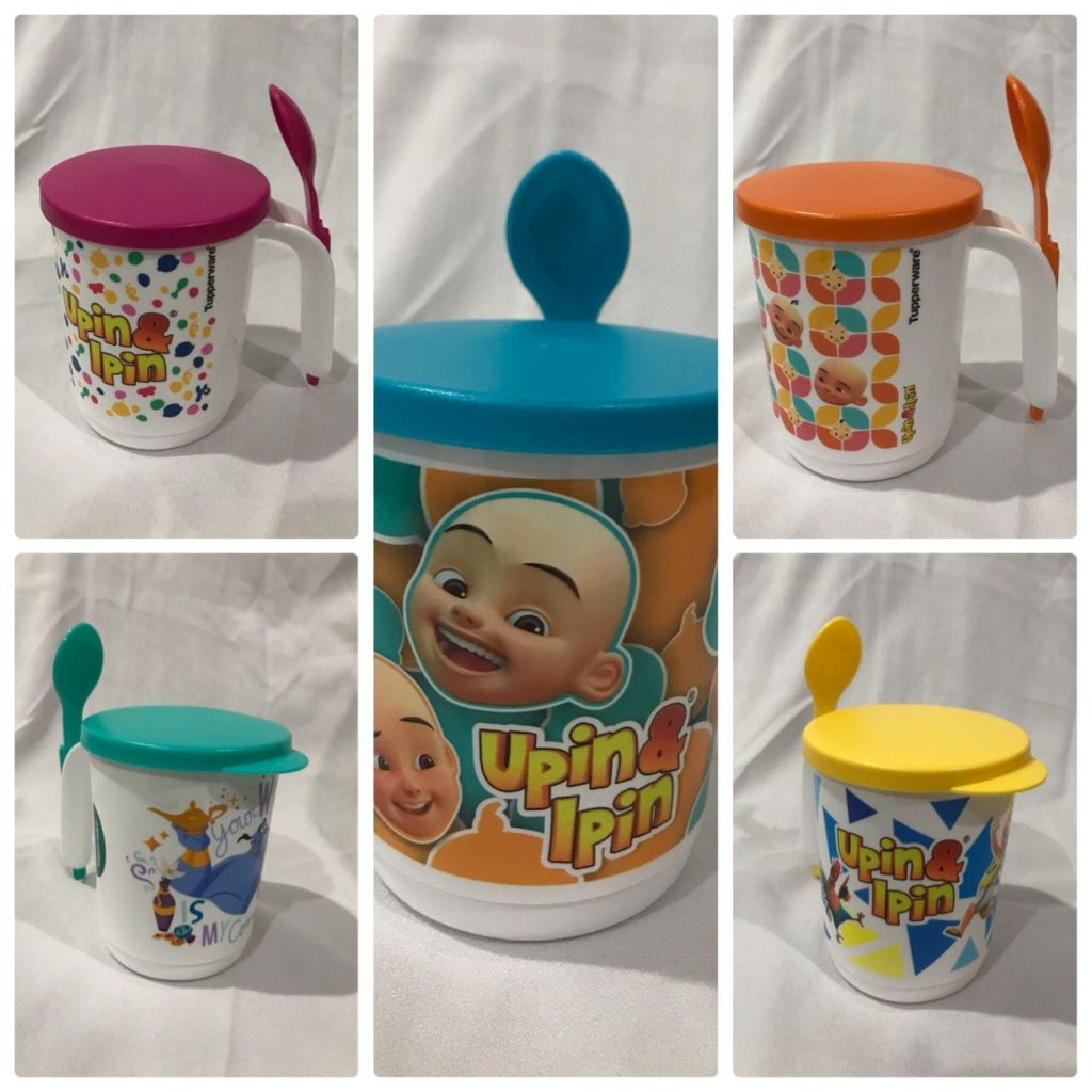 Jumbo Mug Gelas Besar untuk di Meja Kerja Satuan [ Ella Tuppy Tuperware ]