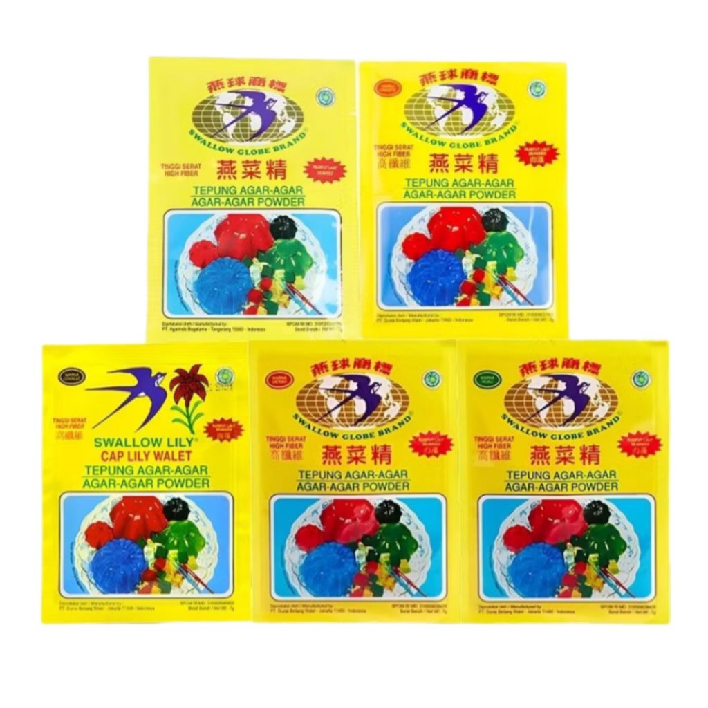 

Agar-Agar Swallow Globe All Varian Sachet 7gr