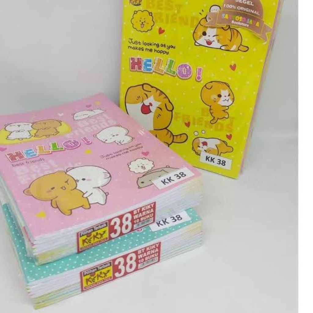 

buku Kiky isi 38 lembar 1 pak=10 (merk Kiky) ori
