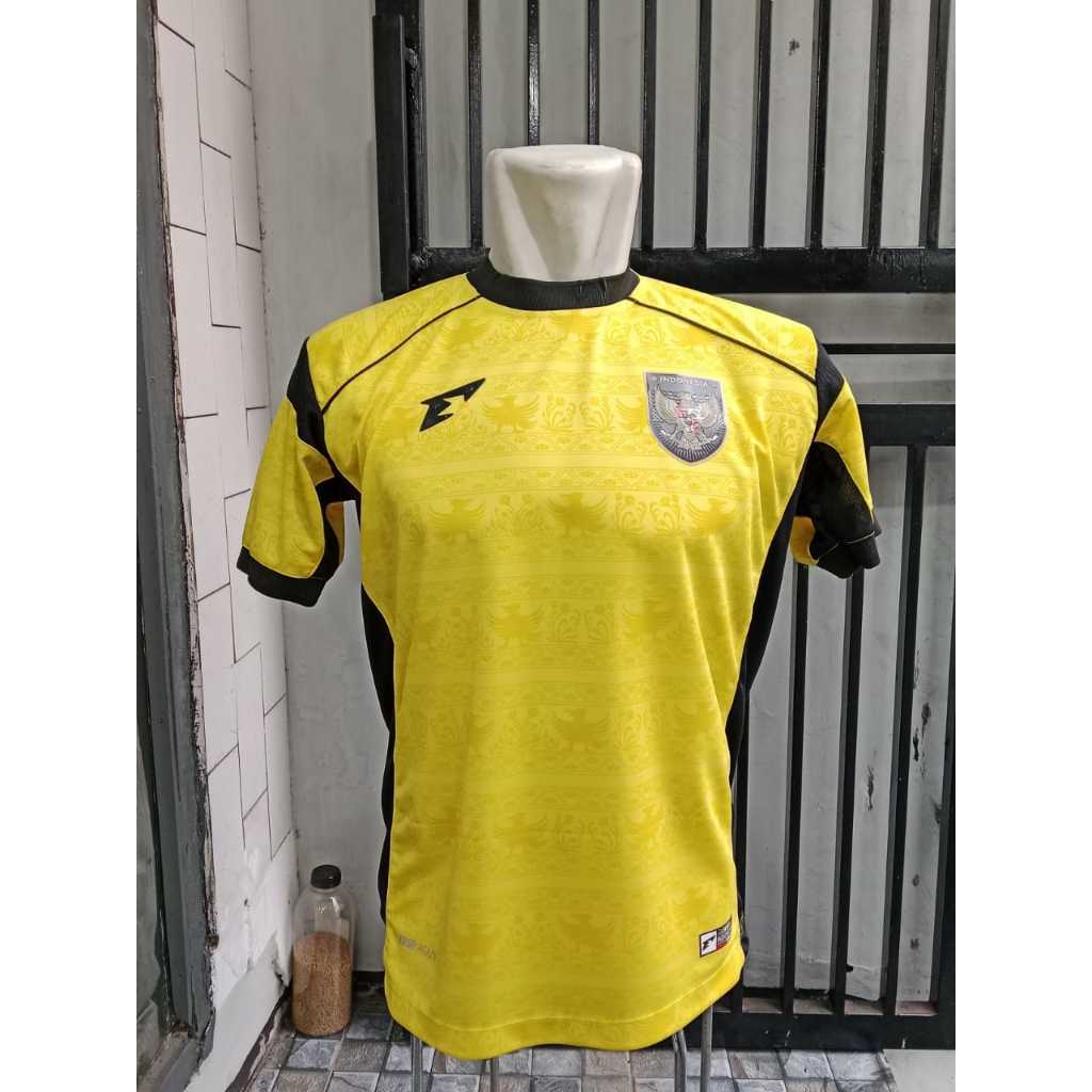 PREMIUM BAJU JERSEY BOLA TIMNAS INDONESIA TERBARU 2025 ERSPO KIPER GK KUNING GRADE ORIGINAL