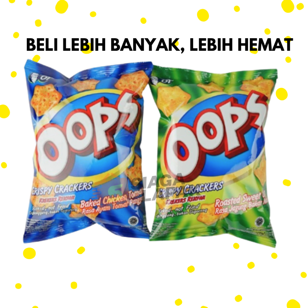 

Oops Crackers 40gr ECERAN 1 PCS Biskuit Panggang Aneka Rasa [BELI BANYAK LEBIH MURAH]