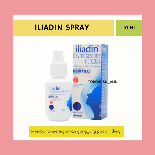 ILIADIN SPRAY 10 ML / SEMPROT HIDUNG UNTUK DEWASA