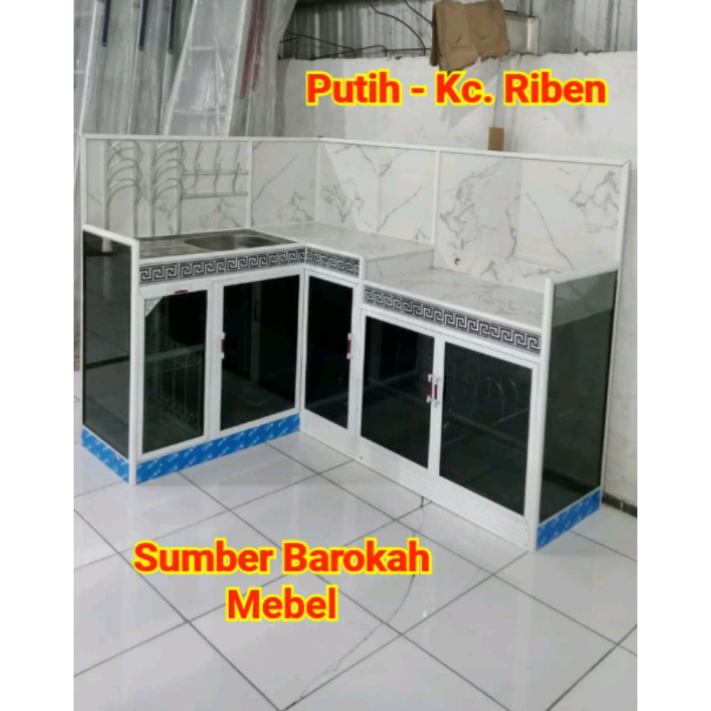 RAK / MEJA KOMPOR WASTAFEL P5 SUDUT / LETTER L PINTU 5 (SEMARANG DAN SEKITARNYA)