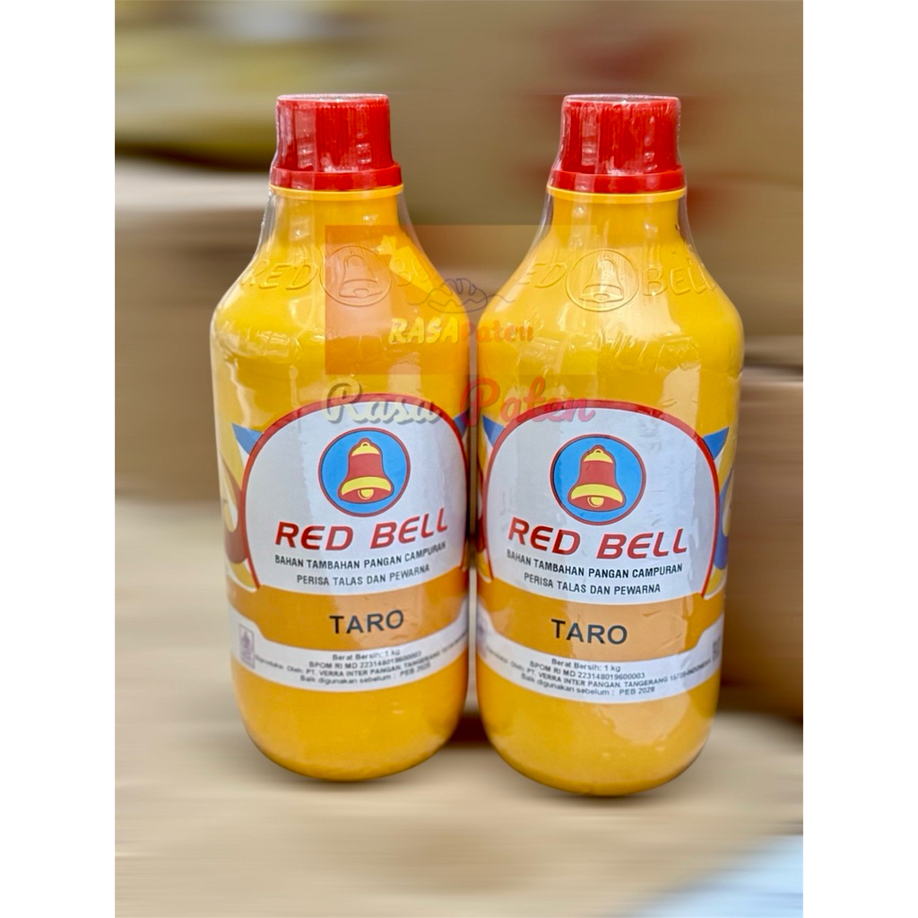 

RED BELL PASTA 1 kg TARO Halal BPOM RI COD Botol Satuan