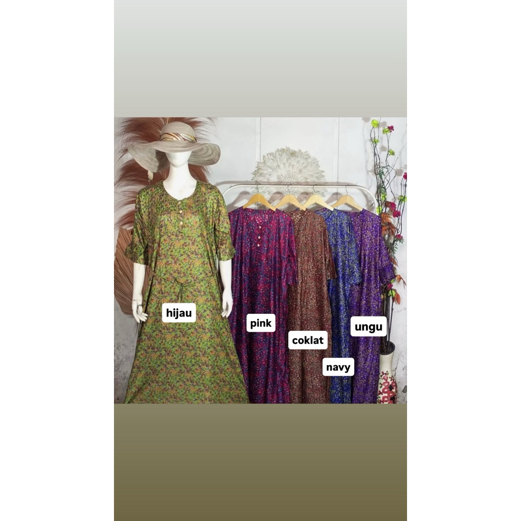 DASTER MAURA LD 130 CM LENGAN 3/4 BUSUI