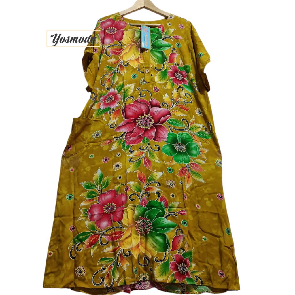 DASTER JUMBO L3 BIASA BATIK KENCANA UNGU LEBEL BIRU LD 130 CM PB 115 CM DASTER JUMBO ASLI BATIK KENC