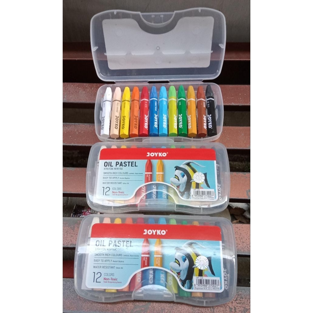 

(1pak)Crayon Joyko 12 warna / krayon joyko Op-12s/ krayon murah/krayon minyak/oi pastel