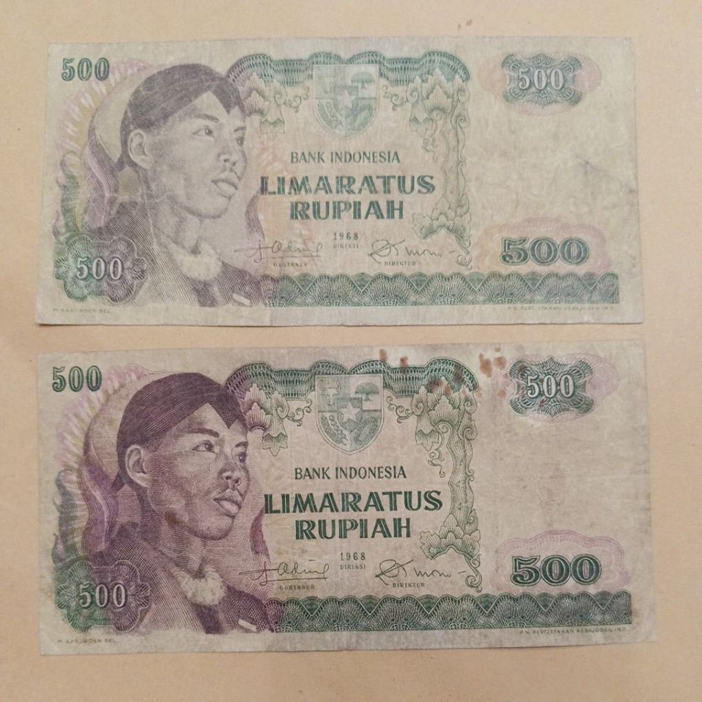 Uang Kuno 500 Sudirman 1968