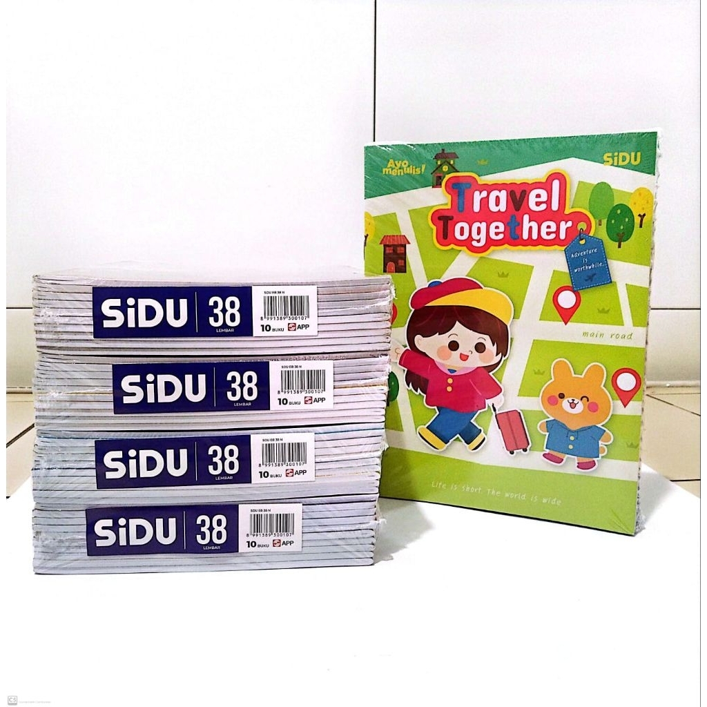 

Jual Buku tulis SIDU 38 Lembar, 1 Pack isi 10 buku