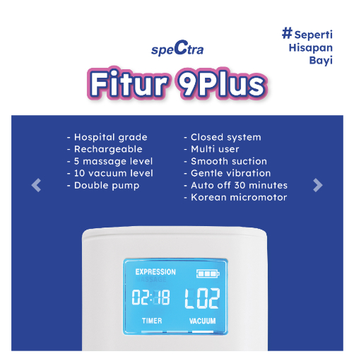 Spectra 9 Plus Breast Pump (Preloved)