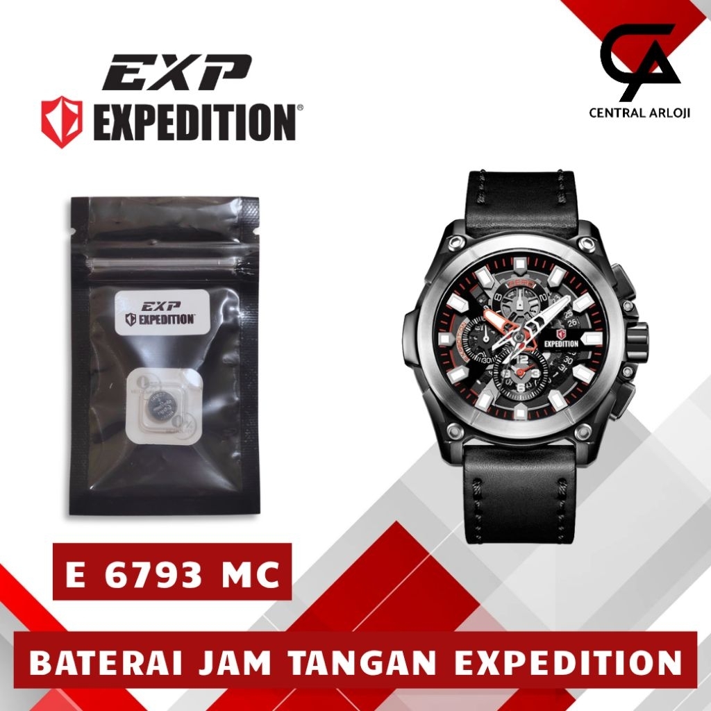 Baterai Jam Tangan Expedition E 6793 MC Original