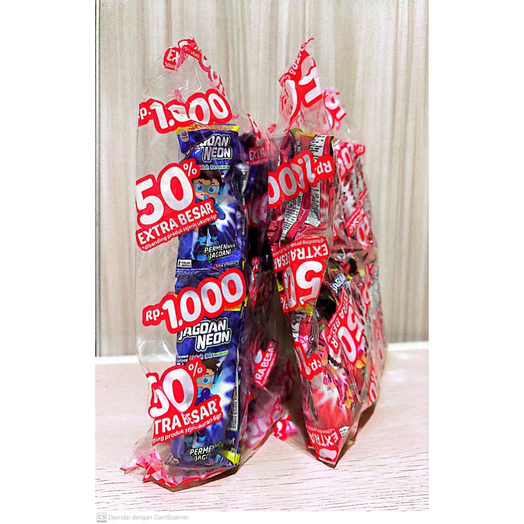 

Jagoan Neon isi 30pcs x 9g| Permen Jagoan |