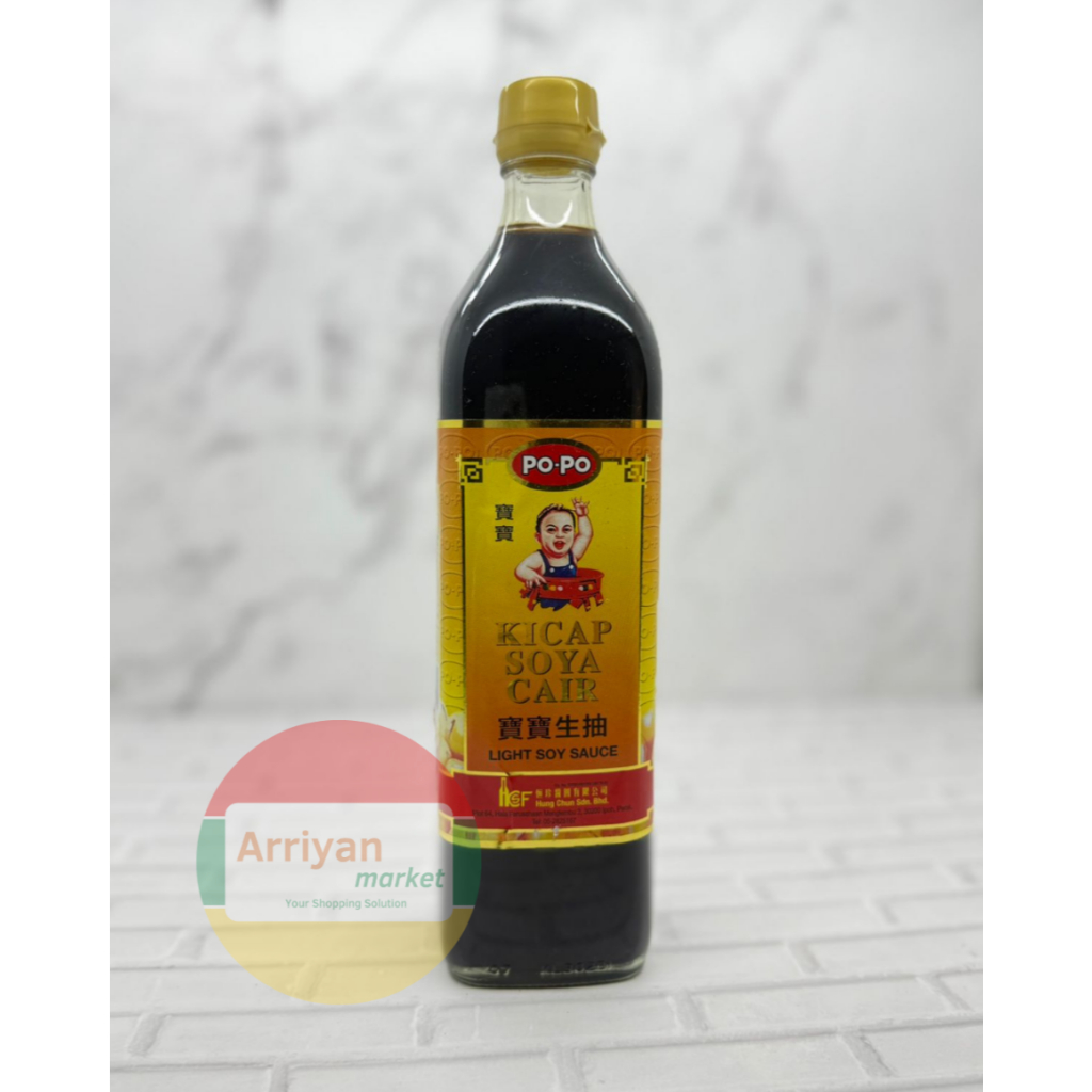 

Kecap Kicap soya Cair Merek Popo 720ml Import MLY