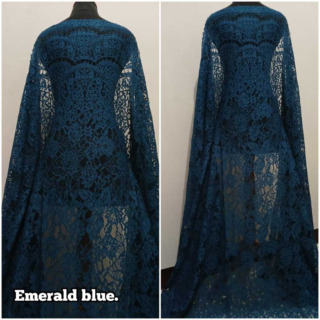 kain brukat semi prancis cordneli katun halus,brukat kebaya medan