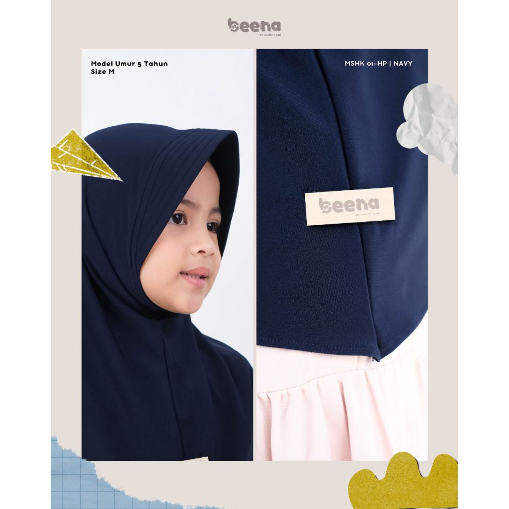 JILBAB ANAK SEKOLAH HARD PAD TOPI SYARI KHIMAR JERSEY MAISHA BEENA UWAIS HIJAB TERBARU