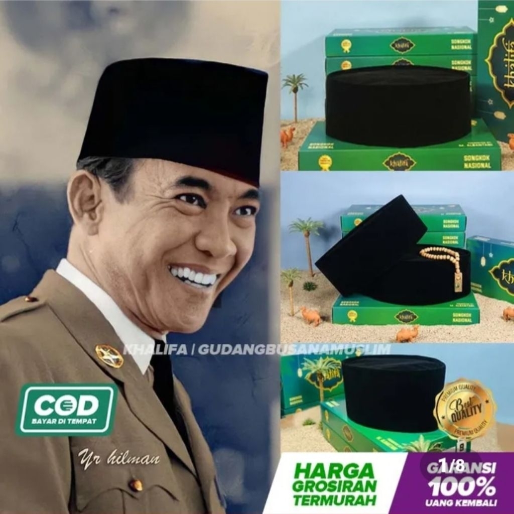 kopiah hitam presiden
