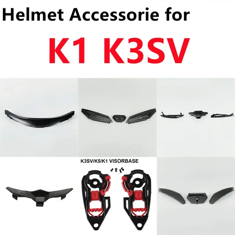 Helm Accessories Visor for K1 K3SV K5 K5S ( Busa helm, Chinguard, Vent Alis, Rachet, List helm)