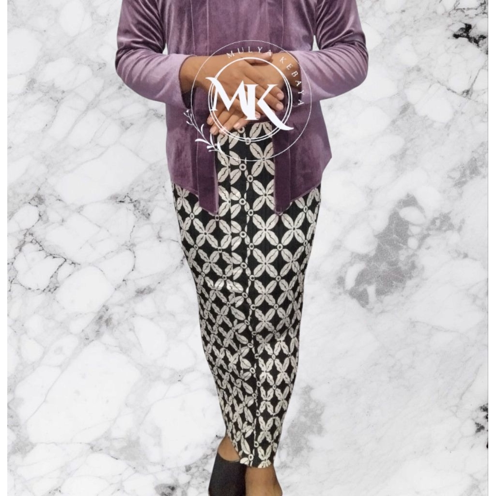 BAWAHAN KEBAYA ROK PLISKET MOTIF BATIK // ROK BATIK JADI // BAWAHAN KEBAYA WANITA DEWASA