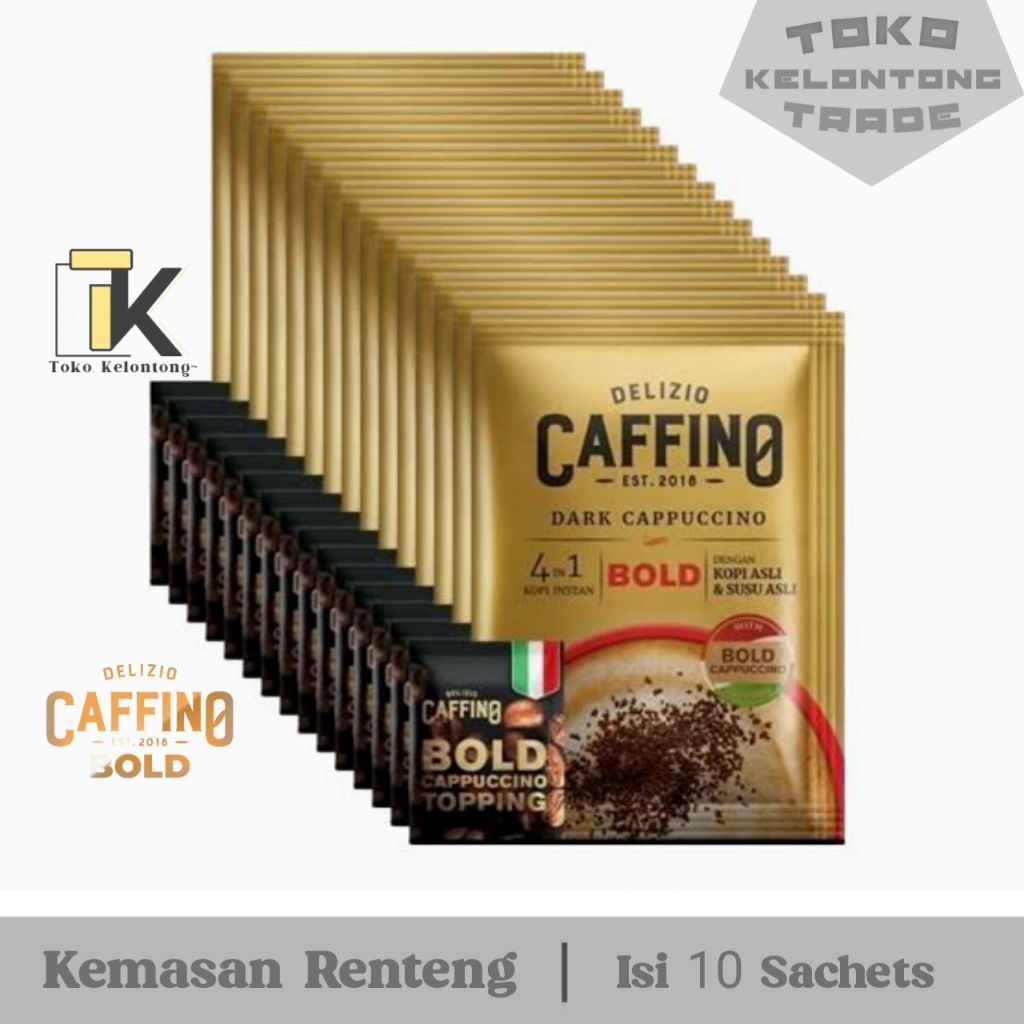

Caffino Dark Cappucino 1 RTG isi 10 Sachet