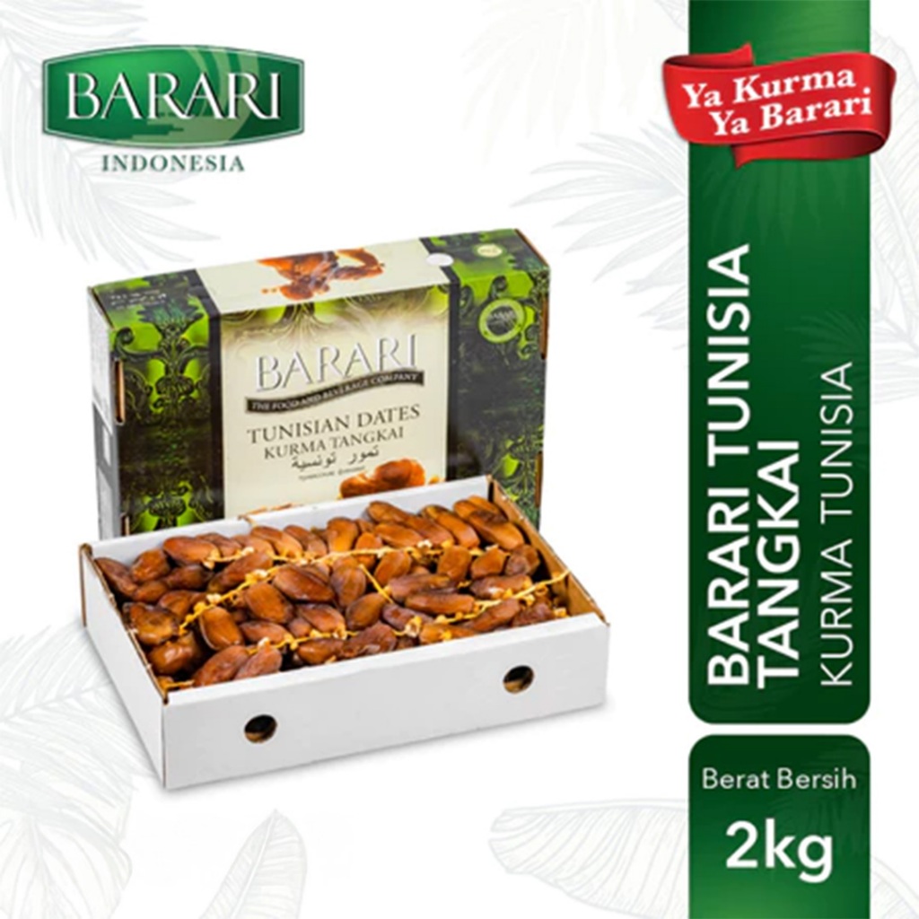 

Kurma Tunisia Tangkai Barari 2kg / Kurma Tunisia 1 kg asli 100% original