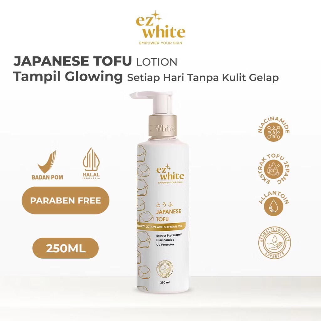 

EZ White Kemasan Baru Japanese Tofu Lotion
