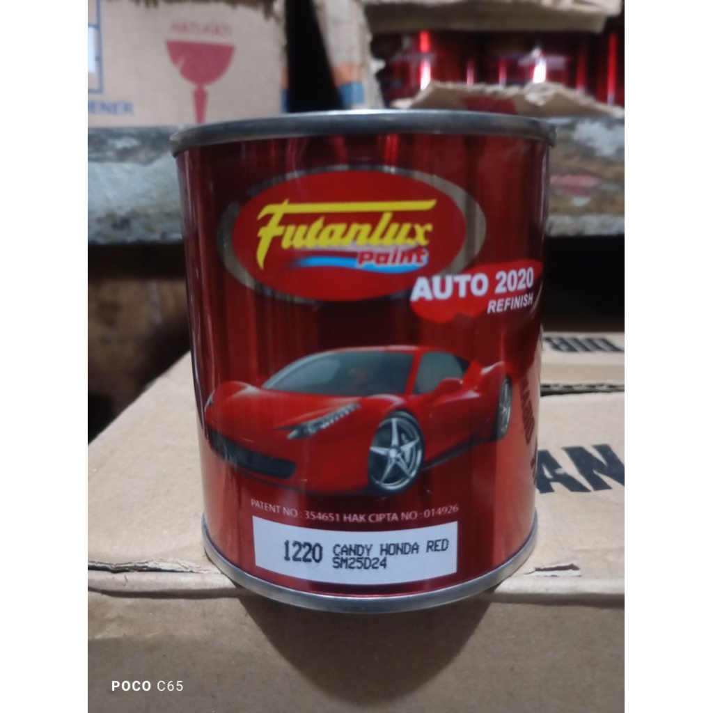 futanlux paint 1220 Candy Honda red 200Cc