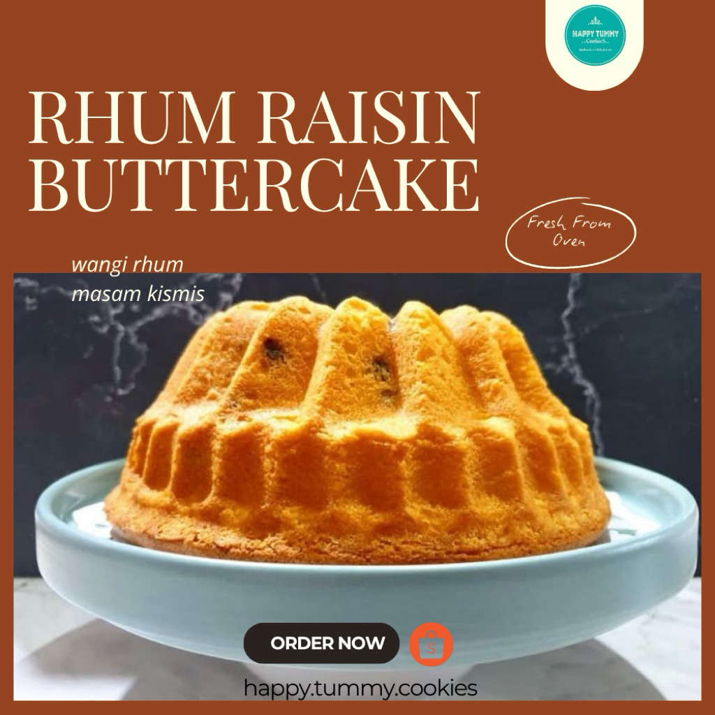 

RHUM RAISIN BUTTERCAKE