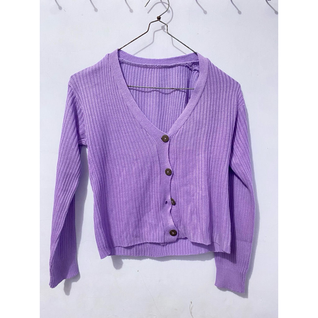 CARDIGAN UNGU