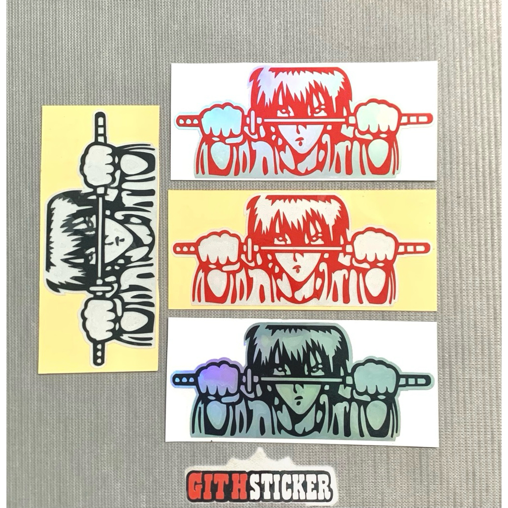 Stiker SAMURAI sticker Samurai x cutting