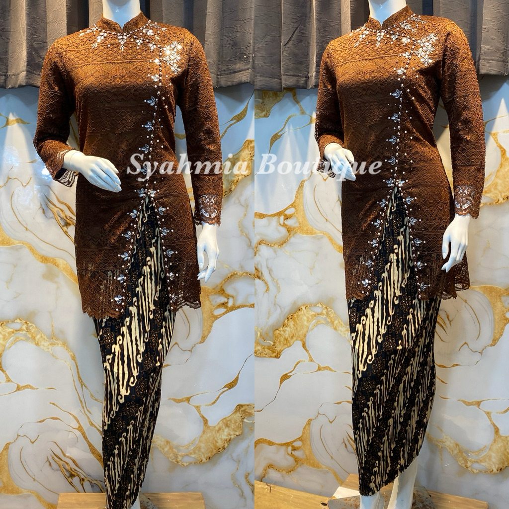 Kebaya Janggan Burkat Kebaya New Model Wisuda Kebaya Tunik Borkat Kebaya Terharu Kebaya janggan Mode