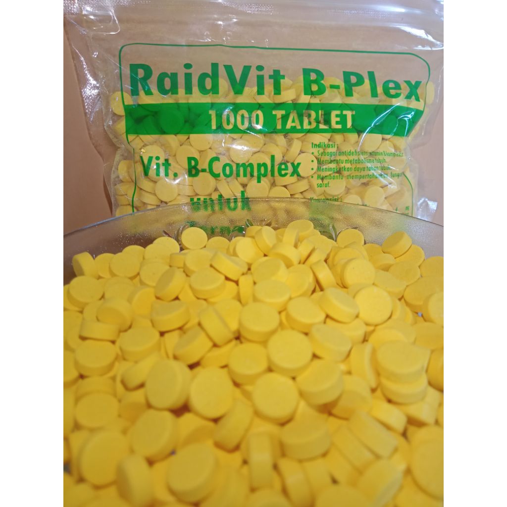Vitamin B komplek  Hewan Ternak Sapi Kambing Babi  Unggas dll 25 Tablet