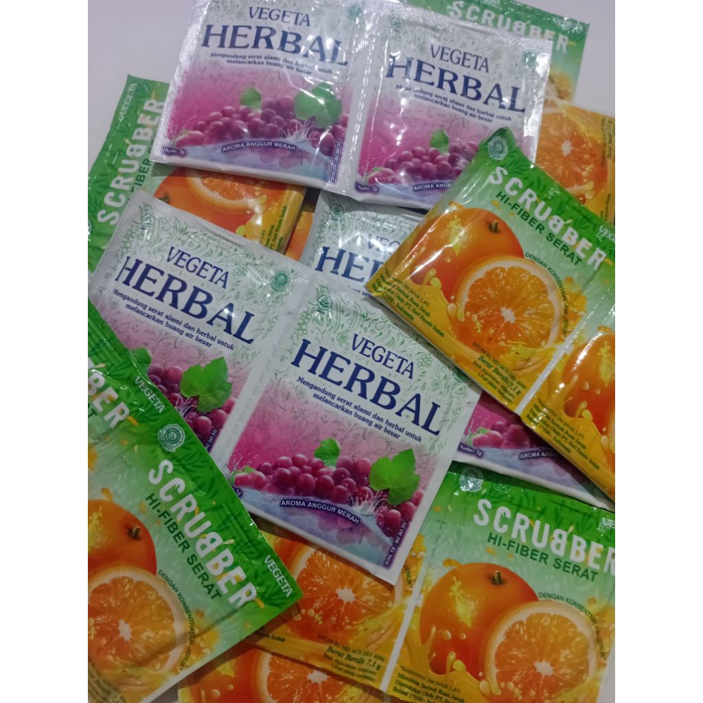 

Vegeta Scrubber Jeruk Sachet Fiber Serat