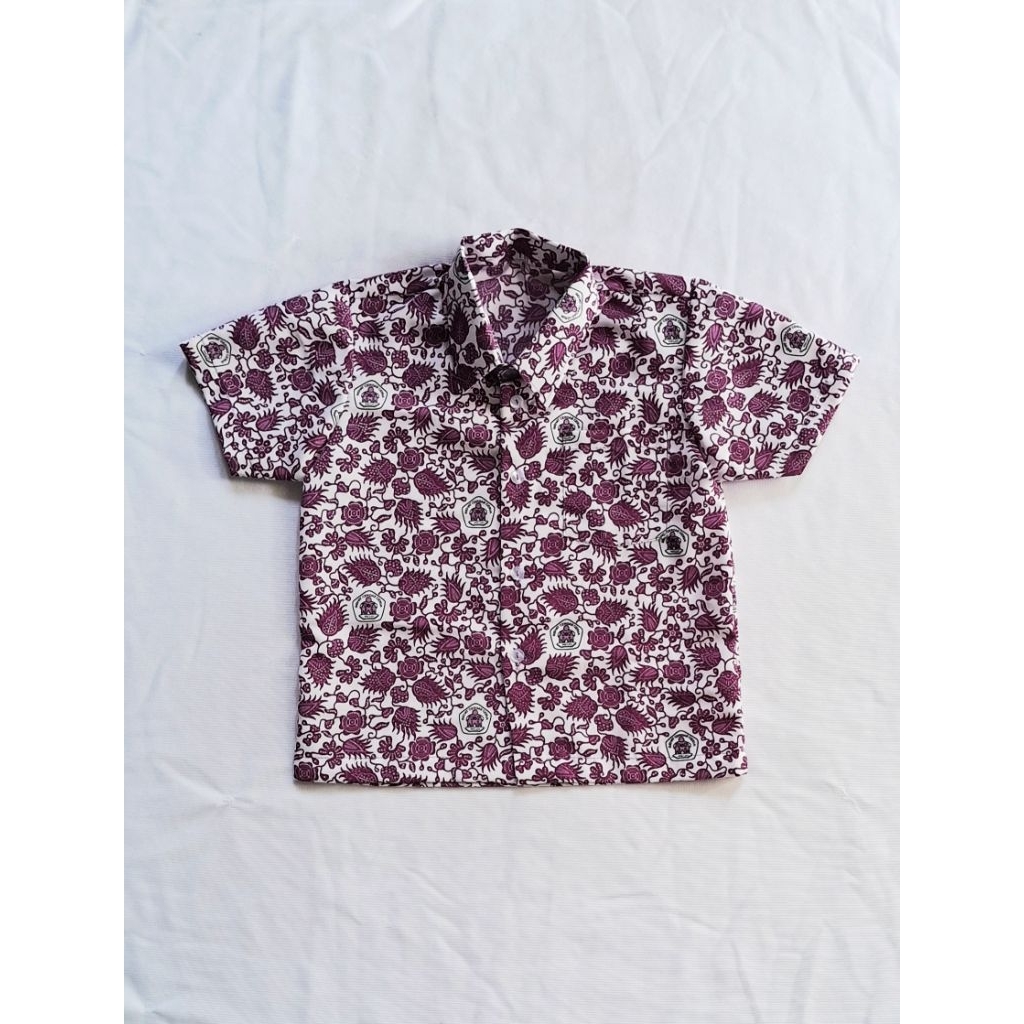 Baju Seragam Batik Anak Anak PAUD / TK / SD