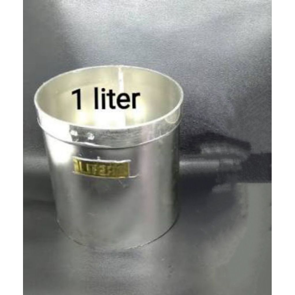 TAKARAN BERAS / LITERAN BERAS 1 LITER STAINLESS STEEL