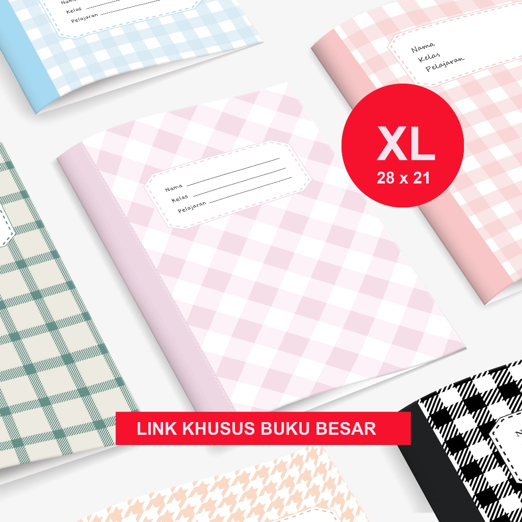 

bukuqu Sampul Buku A4 (XL) - Link khusus buku besar 28x21 cm