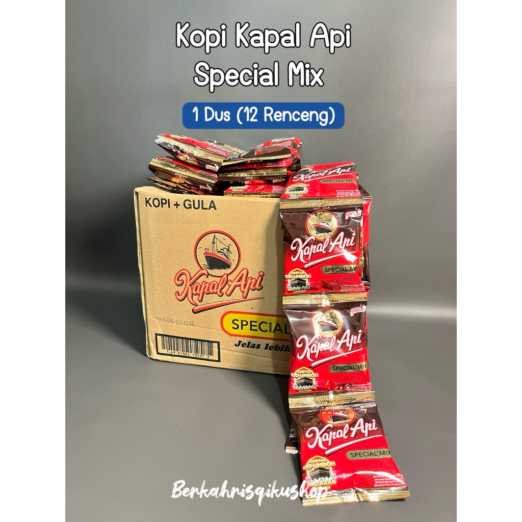

Kopi Kapal Api Special Mix 1 Dus isi 12 Renceng