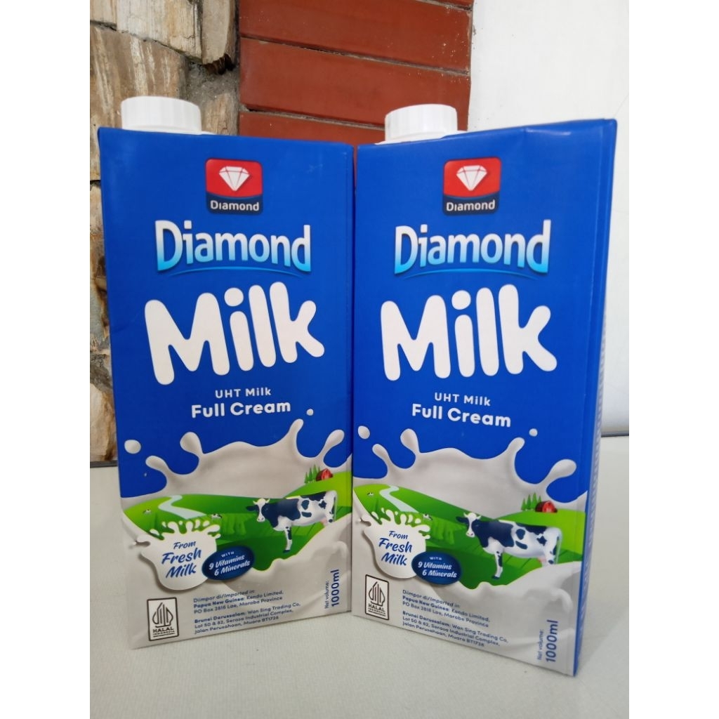 

Diamond Susu UHT Full Cream 1 Liter