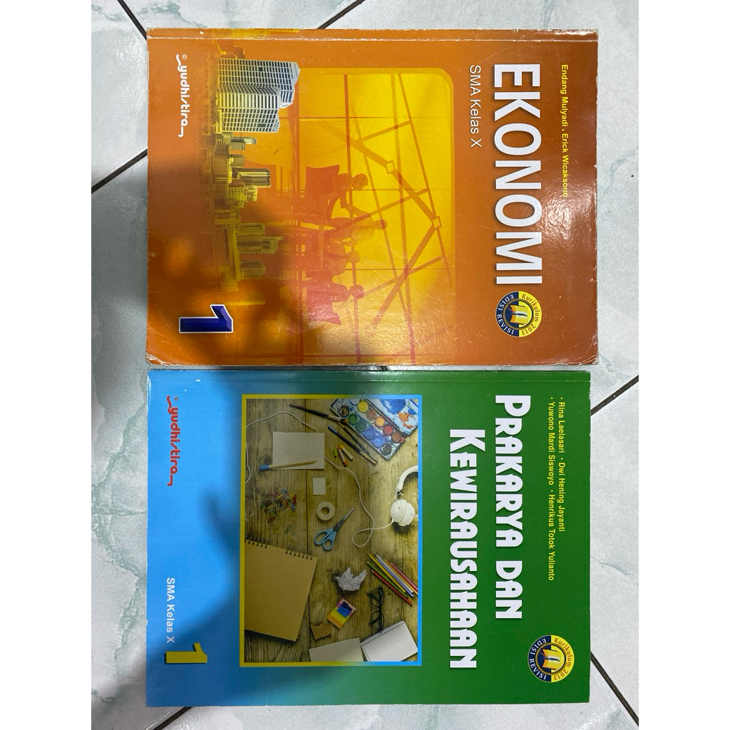 Buku siswa EKONOMI dan PKWU (keriwausahaan) SMA/MA KELAS 10 (used/bekas)