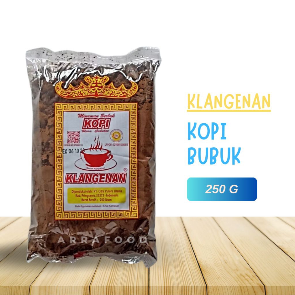 

Kopi KLANGENAN Kopi Bubuk Asli Lampung 200 G