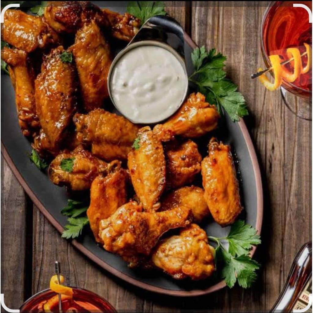 

Spicy-Chicken-Wings-Organik-Ayam-Sehat-NonMsg-Halal-Frozen-Olahan-Enak