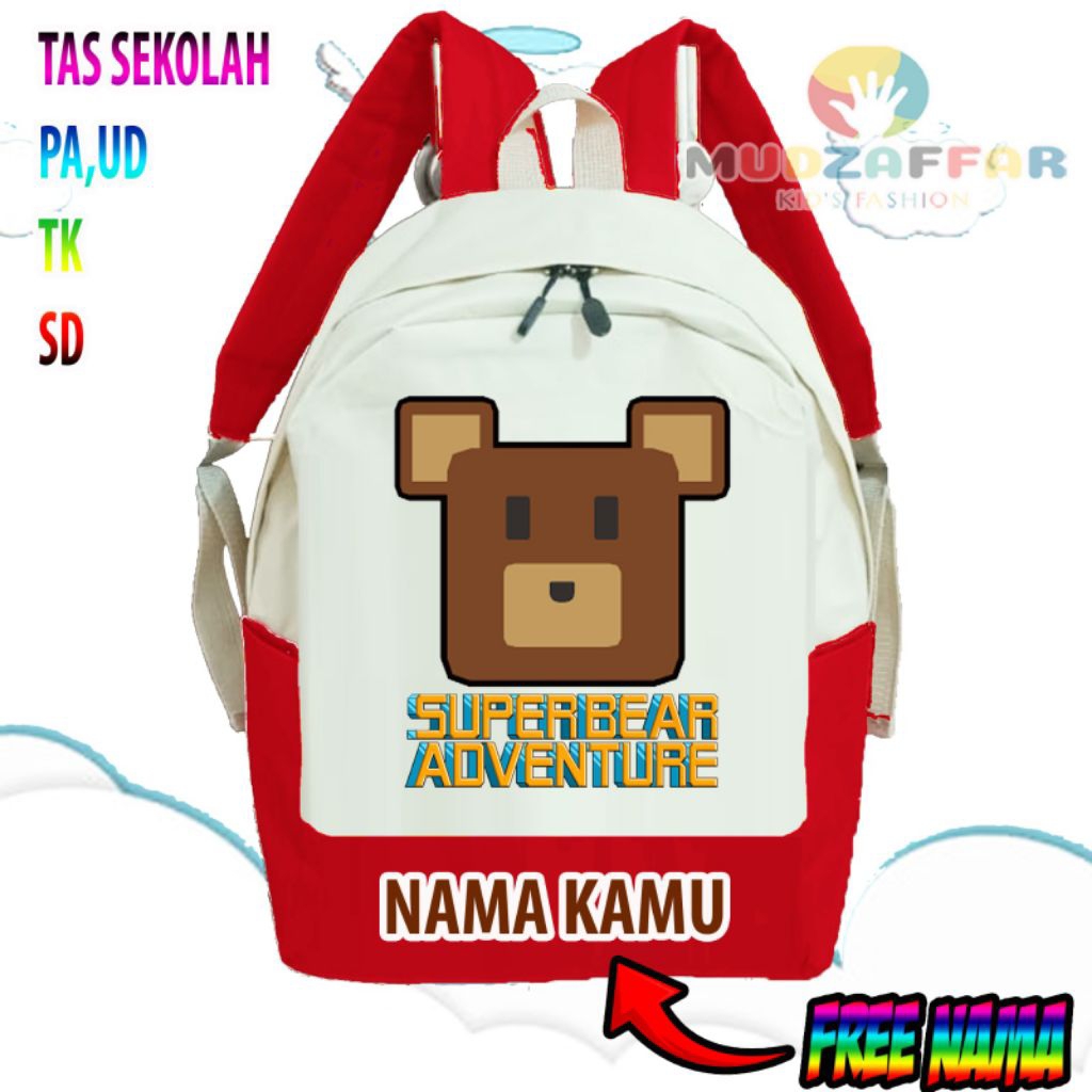 TAS RANSEL ANAK SUPER BEAR ADVENTURE TAS ANAK SEKOLAH MAIN SUPER BEAR ADVENTURE