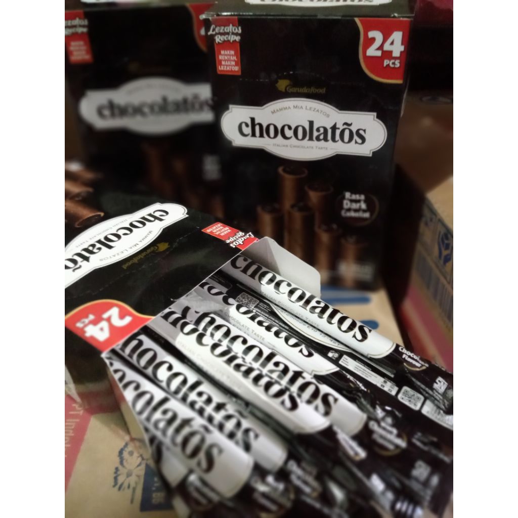

Gery chocolatos/chocolatos dark coklat/wafer roll/chocolatos 1000