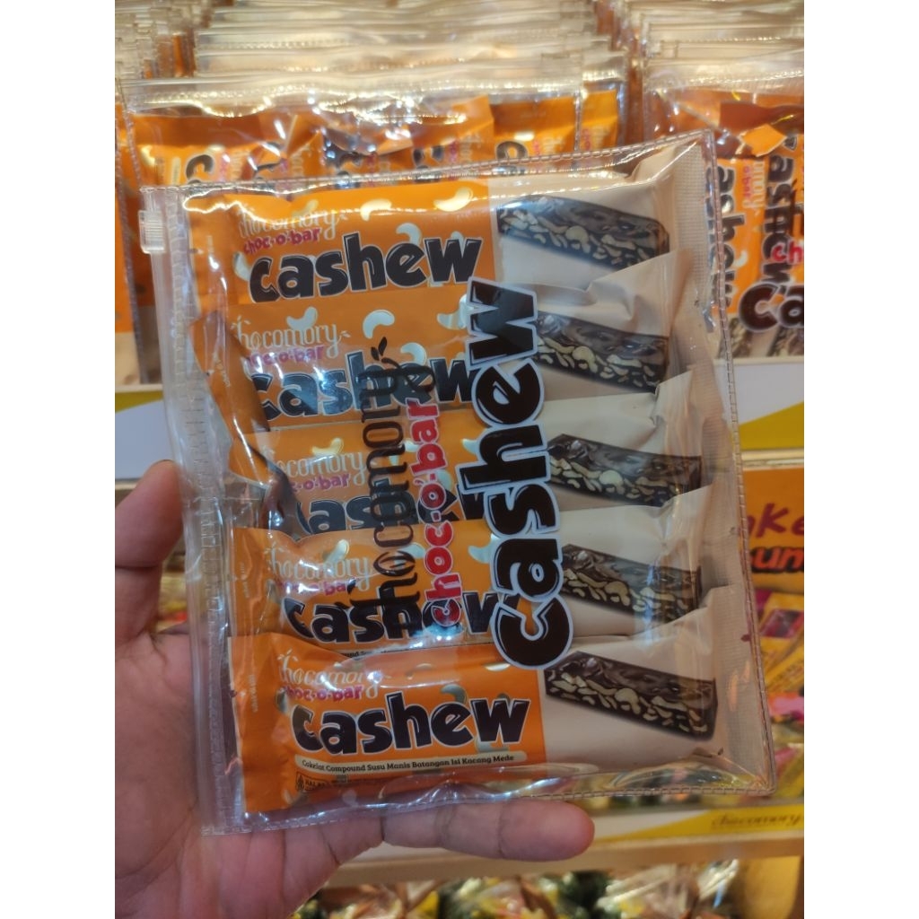 

Chocomory Cashew Package 225g set isi 5 Coklat Batangan