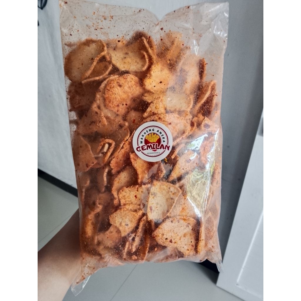 

basreng koin pedas ori / daun jeruk