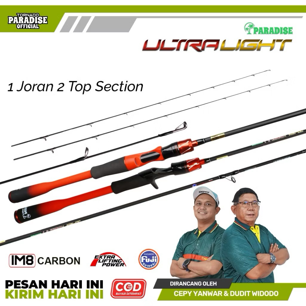 JORAN TORNADO PARADISE ULTRA LIGHT 2 TIP SECTION